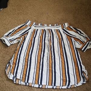 Off the shoulder shirt